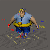 Mi Proyecto del curso: Introducción al rigging para animación. Un proyecto de Animación 3D de Joselvent David Suárez Morgado - 21.12.2018