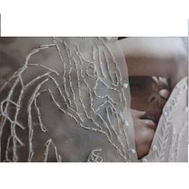 bordado sobre papel, vespertine de Bjork Ein Projekt aus dem Bereich Stickerei von Ada C - 19.12.2018