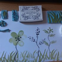 Naturaleza _Mi Proyecto del curso: Carvado de sellos y técnicas de estampación. Arts, Crafts, and Printing project by gcid2 - 12.23.2018