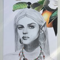 Mi Proyecto del curso: Retrato con lápiz, técnicas de color y Photoshop. Projekt z dziedziny R, sunek ołówkiem, Portret, Trad, c i jna ilustracja użytkownika Marina Domínguez Jiménez - 20.12.2018