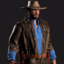 Mi Proyecto del curso: Modelado realista Josey Wales. Un projet de Conception de personnages 3D de Arturo Garcia - 24.12.2018