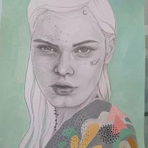 PEGASO. Mi Proyecto del curso: Retrato con lápiz, técnicas de color y Photoshop. Projekt z dziedziny  użytkownika Cristi Bega - 29.12.2018