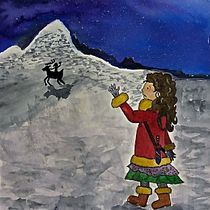 Proyecto: La Reina de las Nieves. Traditional illustration project by Marti Curri - 12.31.2018