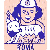 Mi Proyecto del curso: Narrar en viñetas con un boli ROMA.. Un projet de B, e dessinée et Illustration traditionnelle de Entraenelarte Entraenelarte - 02.01.2019