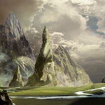 Mi Proyecto del curso: Matte Painting: creando mundos fotorrealistas. Education project by Vanesa Martínez Pelayo - 06.19.2020