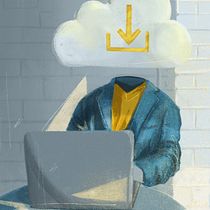 Google Effect: Changes to our Brains. Ilustração digital projeto de Sofia Santos - 06.01.2019