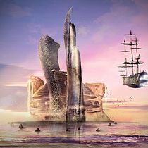 ATLANTIS 3.0 Mi Proyecto del curso: Matte Painting: creando mundos fotorrealistas. Collage, Concept Art, Digital Illustration, and Photo Retouching project by Carlos Rodriguez Gambelli - 01.08.2019