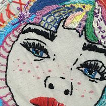 Mi Proyecto del curso: Técnicas de bordado: ilustrando con hilo y aguja. Embroider, and Traditional illustration project by Lidia Cantos - 01.11.2019