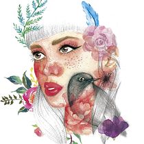 Mi Proyecto del curso: Retrato ilustrado en acuarela. Un progetto di Illustrazione tradizionale di lilysalmeron - 12.01.2019