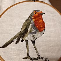 Proyecto del curso Pintar con Hilo. Bordado projeto de María Rebolledo Granda - 13.01.2019