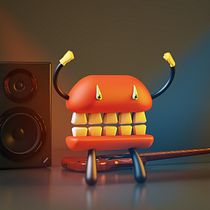 Mi Proyecto del curso: Introducción exprés al 3D: de cero a render con Cinema 4D. 3D project by Fobos - 01.17.2019