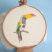Mi Proyecto del curso: Técnicas de bordado: ilustrando con hilo y aguja. Embroider, and Sewing project by Joana Girón - 02.01.2019