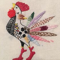 Mi Proyecto del curso: Técnicas de bordado: ilustrando con hilo y aguja. Embroider project by Pilar Sanz - 01.27.2019