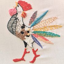 Mi Proyecto del curso: Técnicas de bordado: ilustrando con hilo y aguja. Embroider project by Florencia Deniso - 01.28.2019