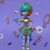 Mi Proyecto del curso: Introducción a la creación de personajes y modelado 3D con Maya. 3D projeto de Luis Ruz - 31.01.2019