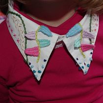 Mi Proyecto del curso: Técnicas básicas de bordado: cuello reciclado . Sewing, and Creativit project by Carmen Dugo - 01.31.2019