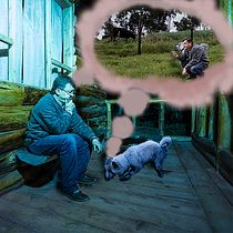 Si mi perro fuera el fotografo y yo su asistente...........Mi Proyecto del curso: Fotografía creativa y fotocomposición con Photoshop. Photograph project by Maurico Varona - 01.31.2019