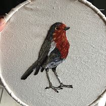 Mi Proyecto del curso: Pintar con hilo: técnicas de ilustración textil. Bordado projeto de Marcela Pacheco Weber - 18.02.2019