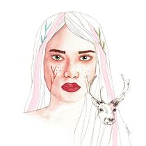 Mi Proyecto del curso: Retrato ilustrado en acuarela. Een project van Aquarelschilderen van marta_alex_ana - 09.02.2019