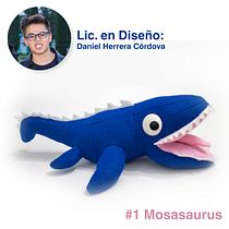 #1 Mosasaurus. Un proyecto de Diseño, Diseño de juguetes, Diseño de personajes, Diseño de personajes 3D y Diseño de producto de Daniel Francisco Herrera Cordova - 10.02.2019