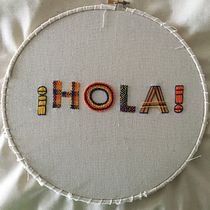 Mi Proyecto del curso: Letras bordadas: el hilo como herramienta gráfica. Arts, and Crafts project by Rocío GS - 02.15.2019