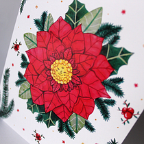 Tarjeta navideña. Un progetto di Illustrazione tradizionale di Beto Hojas - 20.12.2018