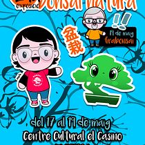 Exposición @bonsainatura. Poster Design, Character Design, and Vector Illustration project by Eduard Sisquella - 04.15.2019