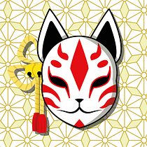 Kamen (Las muchas caras de Japón). Character Design, Graphic Design, Traditional illustration, and Digital Illustration project by Cynthia Cuevas - 02.19.2019