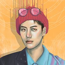 Mi Proyecto del curso: Técnicas digitales de retrato ilustrado. Traditional illustration, and Digital Illustration project by Judith M - 02.20.2019