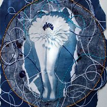 Dejen dar a las flores un paseo.... Embroider, and Collage project by Anahy Ángeles - 02.20.2019
