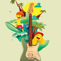 Mi Proyecto del curso: Ilustración exprés con Illustrator y Photoshop. Design gráfico e Ilustração digital projeto de Dani Gual - 21.02.2019