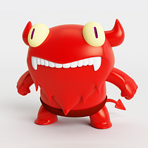 Mi Proyecto del curso: Diseño de personajes en Cinema 4D: del boceto a la impresión 3D. Een project van 3D-karakterontwerp van Iker Maya - 21.02.2019