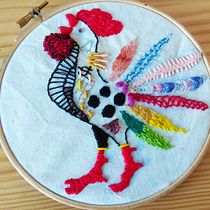 Mi Proyecto del curso: Técnicas de bordado: ilustrando con hilo y aguja. Embroider project by Sara - 02.24.2019