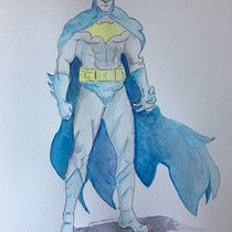 Mi Proyecto del curso: Ilustración para cómics: anatomía de un superhéroe. Desenho e Ilustração tradicional projeto de Leonardo Rodríguez Brito - 18.03.2019