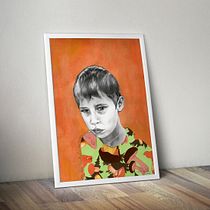Mi Proyecto del curso: Retrato con lápiz, técnicas de color y Photoshop. Desenho artístico e Ilustração digital projeto de Griselle Morales Padrón - 25.02.2019