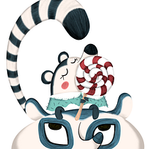 Mirly va a la panadería . Un proyecto de Dibujo, Ilustración tradicional e Ilustración digital de Marcos Mufin D. Sepia - 26.02.2019