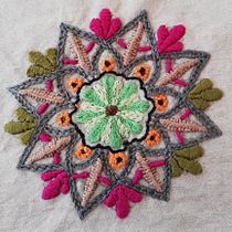 Mandala. Embroider project by Gloria M. Botero P. - 04.28.2019
