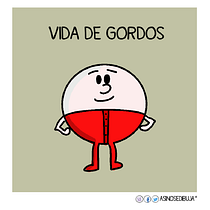 Mi Proyecto del curso: Vida de gordos. Un proyecto de Cómic, Cop, writing e Ilustración vectorial de Poncho Gonzalez - 03.03.2019