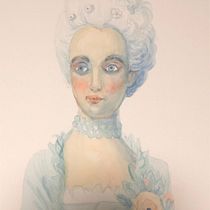 Mi Proyecto del curso: Retrato ilustrado en acuarela. Een project van  Tekening y Aquarelschilderen van Nicté Kono - 03.03.2019
