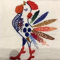 Mi Proyecto del curso: Técnicas de bordado: ilustrando con hilo y aguja. Sewing project by Sarah Mendoza - 03.09.2019