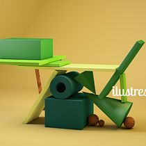 Mi Proyecto del curso: Introducción exprés al 3D: de cero a render con Cinema 4D. Animação 3D projeto de Juan Ernesto Almonte Reyes - 24.03.2020