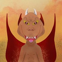 Mi Proyecto del curso: Demonio Vegano. Digital Illustration, and Comic project by keko_zargetonn - 03.07.2019