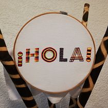 Mi Proyecto del curso: Letras bordadas: el hilo como herramienta gráfica. Embroider project by Joyce Vega - 03.08.2019
