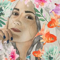 Mi Proyecto del curso: Retrato ilustrado en acuarela. Een project van  Portrettekening van Lorena Meléndez - 09.03.2019