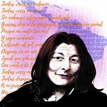 La cantora. Ilustração digital projeto de Camilo Grimaldo - 11.03.2019