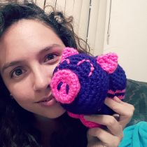 Mi Proyecto del curso: Amigurumi: Purpig. To, and Design project by Marilu Sanchez - 03.13.2019