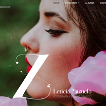 Mi Proyecto del curso: Creación de una web profesional con WordPress. Projekt z dziedziny Tworzenie stron internetow, ch, Web design, Fotografia, Fotografia art, st, czna, Fotografia portretowa, Fotografia c, frowa, Projektowanie graficzne,  Muz i ka użytkownika Leticia Piazuelo - 08.03.2019