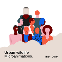 Urban wildlife — Microanimaciones en 2D con After Effects. Un progetto di Direzione artistica, Character design, Graphic design, Illustrazione tradizionale, Illustrazione digitale, Illustrazione vettoriale, Motion graphics, Rigging e Video di María Marqueses - 25.03.2019