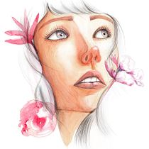 Mi Proyecto del curso: Retrato ilustrado en acuarela. Een project van  van analu8989 - 16.03.2019
