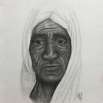 Mi primer retrato. Desenho a lápis projeto de Valentina González Arévalo - 22.03.2019